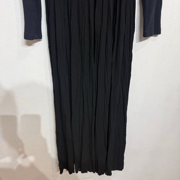 Barbara Lesser Black Vintage Maxi Dress Sz 2/M - Picture 4 of 12